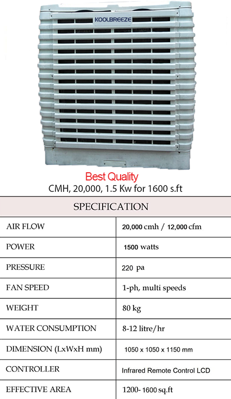 central air cooler system